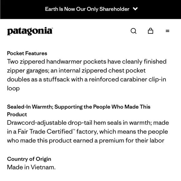 Patagonia Women's Black Nano Puff Jacket - Picture 10 of 12